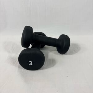 Peloton Weights Dumbbells Set of 2 (3lb) Black Exercise Equipment